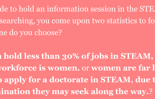 GEDI The Issue With Gender Equality in STEAM