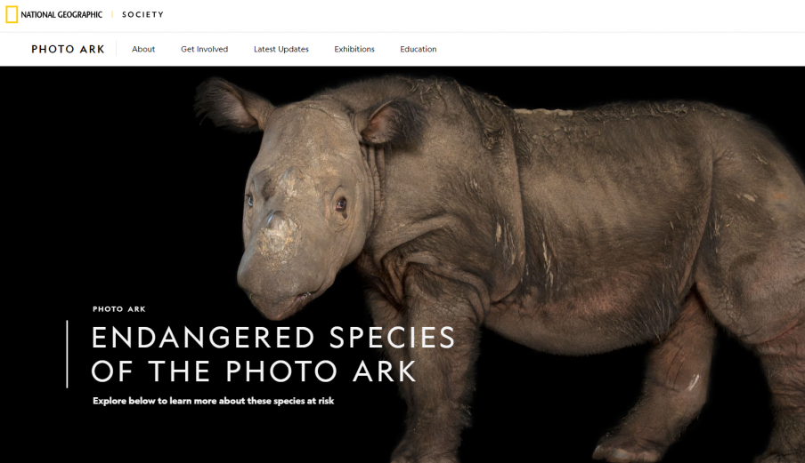 National Geographic Photo Ark Website